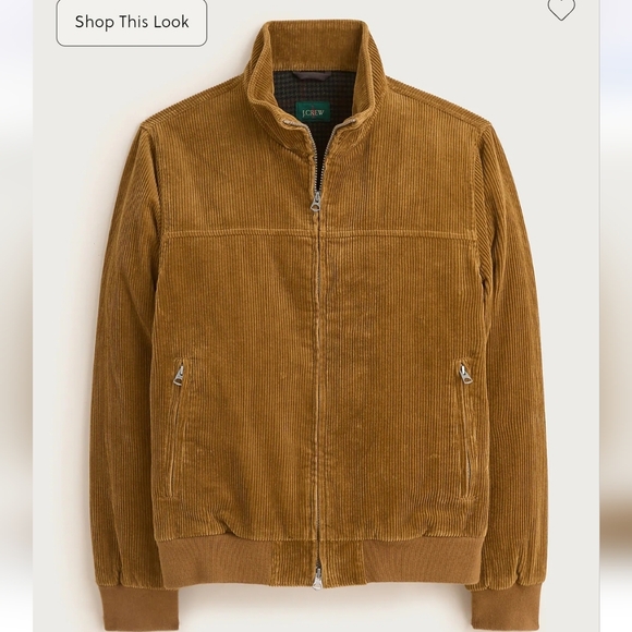 J. Crew Corduroy Jacket with wool-blend lining - pack khaki - Picture 7 of 13